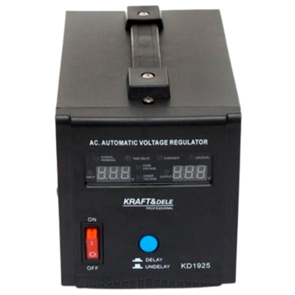 Stabilizator de tensiune Kraft&Dele KD1925 Electromecanică / 1.6 kW photo 2