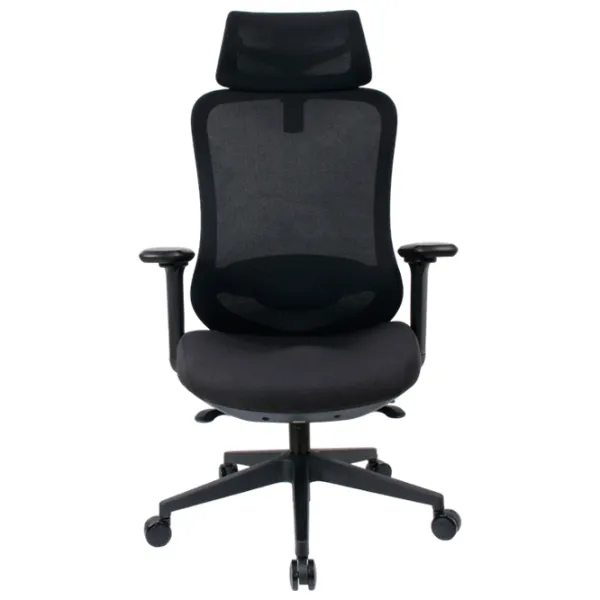 Fotoliu de birou DecoPrim Palmer Placaj / Black  photo 2