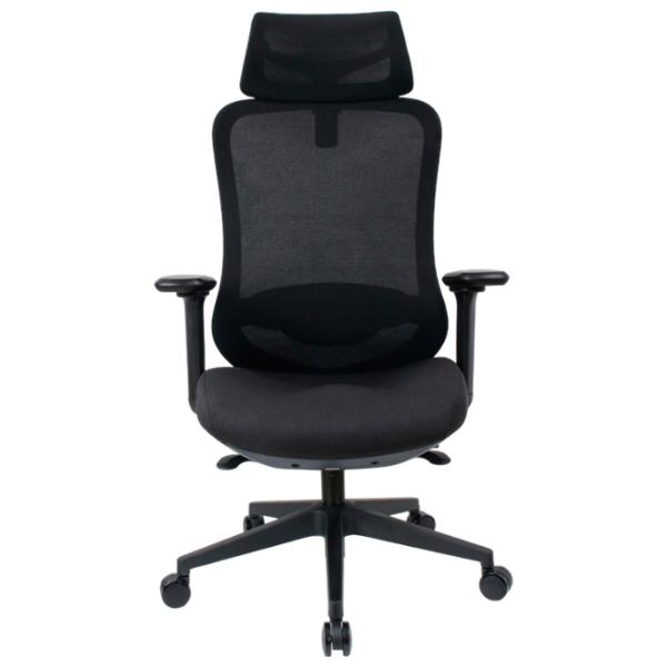 Fotoliu de birou DecoPrim Palmer Placaj / Black  photo 2