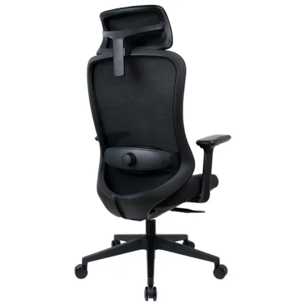 Fotoliu de birou DecoPrim Palmer Placaj / Black  photo 3