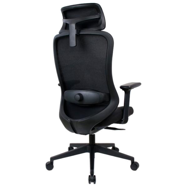 Fotoliu de birou DecoPrim Palmer Placaj / Black  photo 3