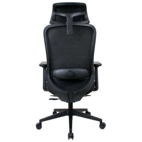 Fotoliu de birou DecoPrim Palmer Placaj / Black  photo 4