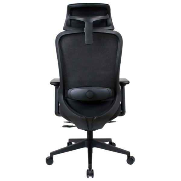 Fotoliu de birou DecoPrim Palmer Placaj / Black  photo 4