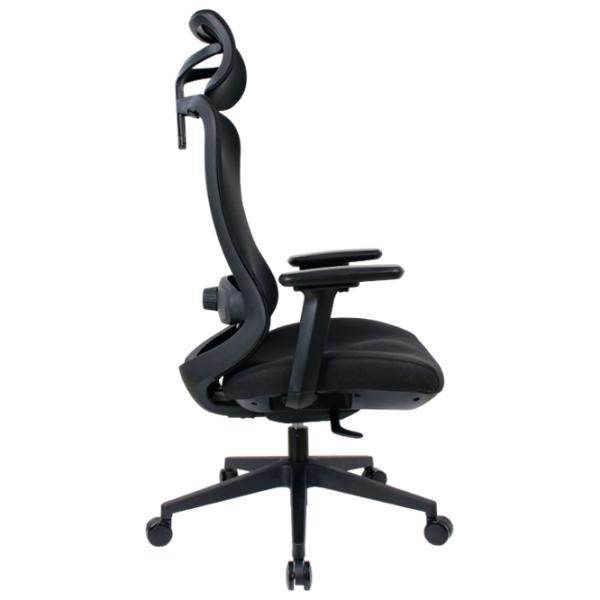 Fotoliu de birou DecoPrim Palmer Placaj / Black  photo 5