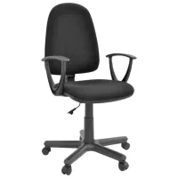 Fotoliu de birou DecoPrim Prestige Spumă poliuretanică/ Black 