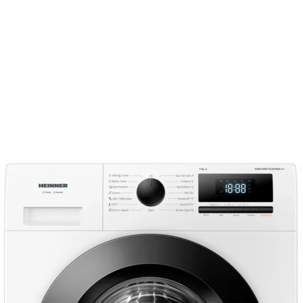 Стиральная машина Heinner HWM-HME7012IVSMA+++ 7 кг / 1200 об/мин / Белый photo 5 Стиральная машина Heinner HWM-HME7012IVSMA+++ 7 кг / 1200 об/мин / Белый photo 5