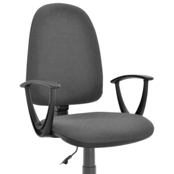 Fotoliu de birou DecoPrim Prestige Spumă poliuretanică/ Dark Gray Black photo 3