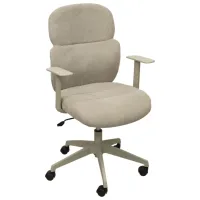 Fotoliu de birou DecoPrim Lopez Stofă/ Light Gray 