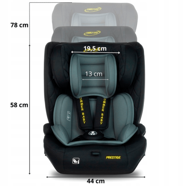 Scaun auto Summer Baby Prestige  12 luni - 1 an / 36 kg / Black photo 5 Scaun auto Summer Baby Prestige  12 luni - 1 an / 36 kg / Black photo 5