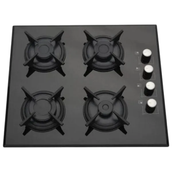Газовая варочная панель Lanova 116400B5C06 FFD Закаленное стекло / Черный photo 1