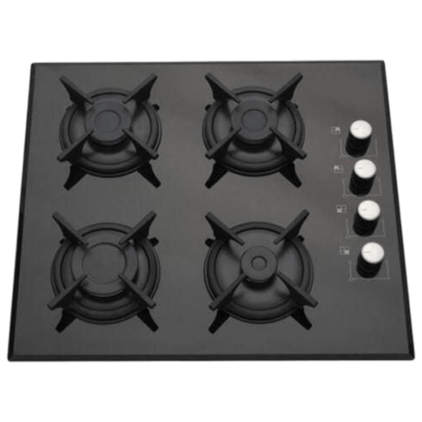 Газовая варочная панель Lanova 116400B5C06 FFD Закаленное стекло / Черный photo 1