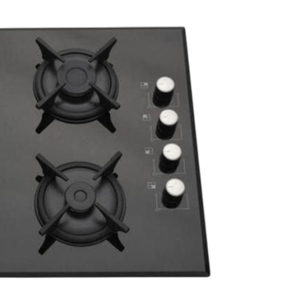 Газовая варочная панель Lanova 116400B5C06 FFD Закаленное стекло / Черный photo 2