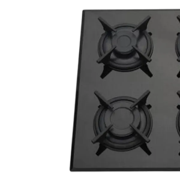 Газовая варочная панель Lanova 116400B5C06 FFD Закаленное стекло / Черный photo 3