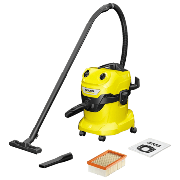 Пылесос KARCHER WD4 V-20/5/22 (1.628-209.0) 1000 Вт / Черный Желтый photo 1