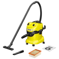 Пылесос KARCHER WD4 V-20/5/22 (1.628-209.0) 1000 Вт / Черный Желтый