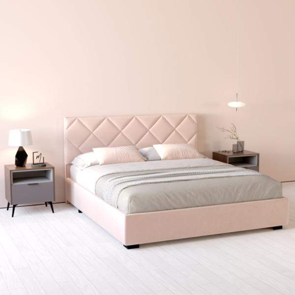 Кровать My-Style my-Nika Galaxy 200 x 200 см / Фанера / Розовый photo 5