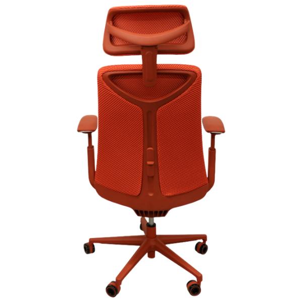 Офисное кресло DecoPrim Rubio Акриловая сетка/ Красный  photo 4
