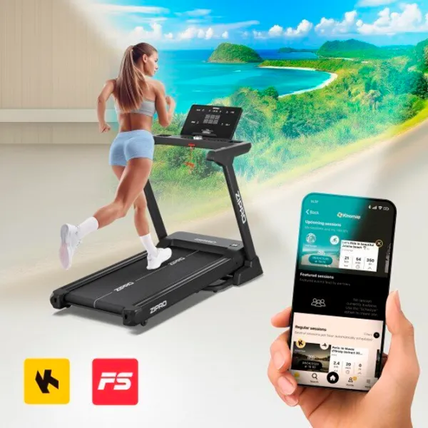 Bandă de alergat Zipro Sigma 20 km/h / 140 kg / Black photo 5 Bandă de alergat Zipro Sigma 20 km/h / 140 kg / Black photo 5