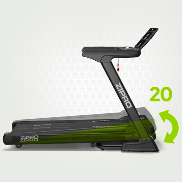 Bandă de alergat Zipro Sigma 20 km/h / 140 kg / Black photo 8 Bandă de alergat Zipro Sigma 20 km/h / 140 kg / Black photo 8