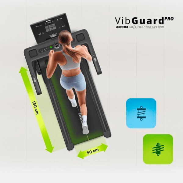 Bandă de alergat Zipro Sigma 20 km/h / 140 kg / Black photo 9 Bandă de alergat Zipro Sigma 20 km/h / 140 kg / Black photo 9