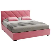Кровать My-Style my-Nika Galaxy 90 x 200 см / Фанера / Розовый