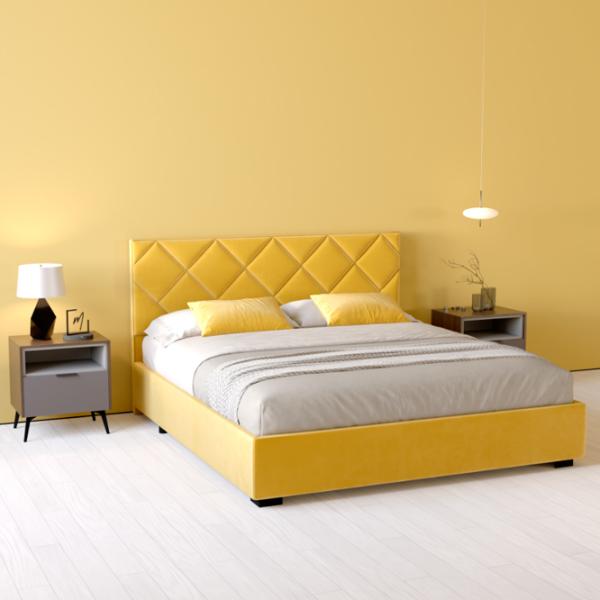 Кровать My-Style my-Nika Galaxy 200 x 200 см / Фанера / Желтый photo 5