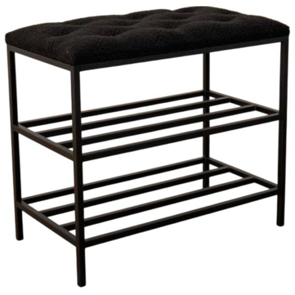 Стеллаж для обуви Nex Home Teddy 52 x 80 x 32см /Black /Черный photo 1 Стеллаж для обуви Nex Home Teddy 52 x 80 x 32см /Black /Черный photo 1
