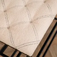 Etajeră pentru încălțăminte Nex Home Teddy 52 x 80 x 32 /Black /Light-Beige photo 5