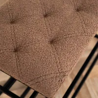 Etajeră pentru încălțăminte Nex Home Teddy 52 x 80 x 32 /Black /Brown photo 5