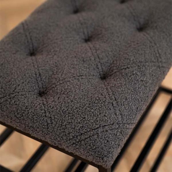 Стеллаж для обуви Nex Home Teddy 52 x 80 x 32см /Black /Тёмно-серый photo 3 Стеллаж для обуви Nex Home Teddy 52 x 80 x 32см /Black /Тёмно-серый photo 3