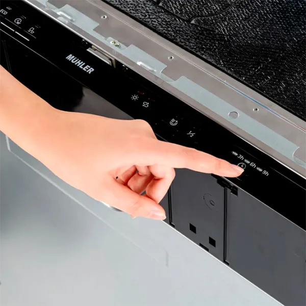 Mașină de spălat vase Muhler BDW1260BE Full size / Black photo 6 Mașină de spălat vase Muhler BDW1260BE Full size / Black photo 6