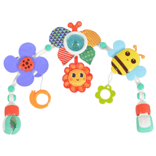 Jucărie pentru cărucior Moni Flower Plastic / Multicolor photo 1 Jucărie pentru cărucior Moni Flower Plastic / Multicolor photo 1