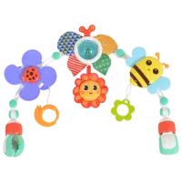 Jucărie pentru cărucior Moni Flower Plastic / Multicolor