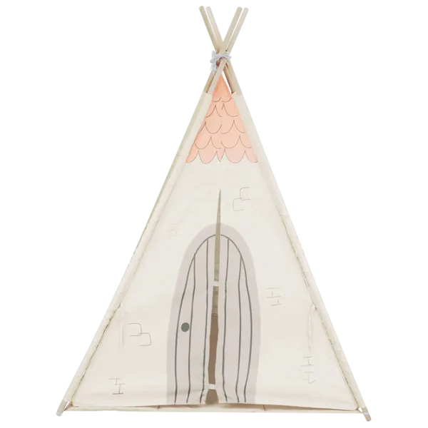 Детская палатка Kikka Boo TeePee Beige House 3 года - / Бежевый photo 2