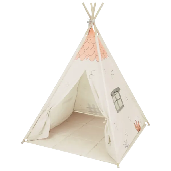 Детская палатка Kikka Boo TeePee Beige House 3 года - / Бежевый photo 3