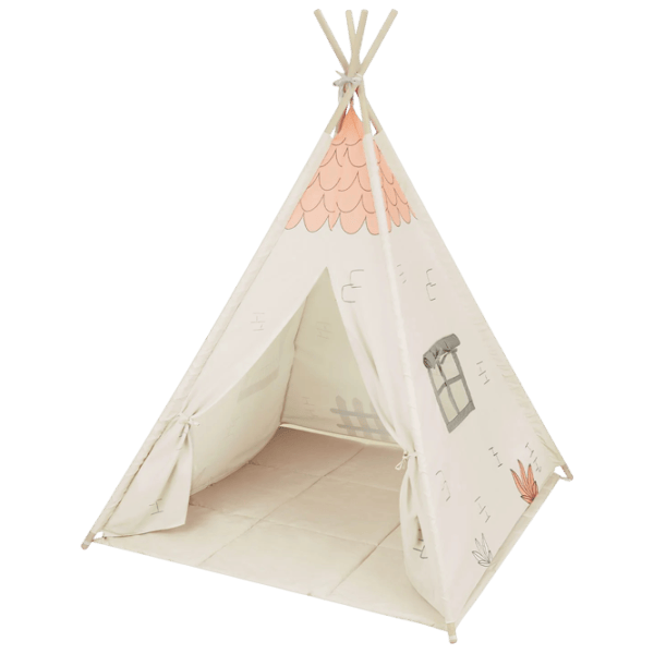 Детская палатка Kikka Boo TeePee Beige House 3 года - / Бежевый photo 3
