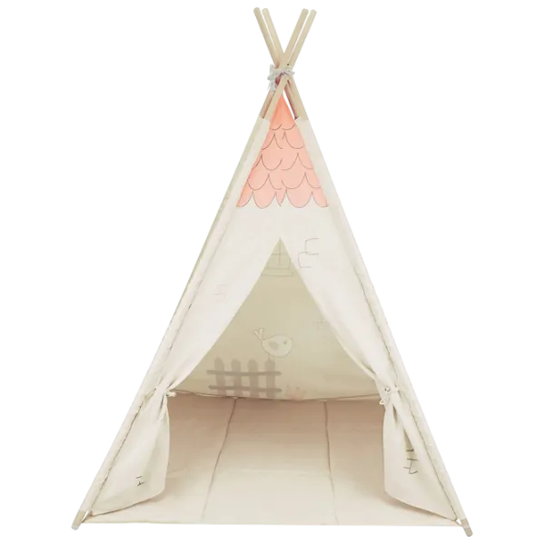 Детская палатка Kikka Boo TeePee Beige House 3 года - / Бежевый photo 4
