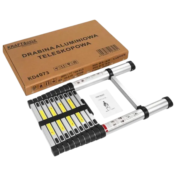 Scară pliantă Kraft&Dele KD4073 1 secțiex10 150 kg photo 5