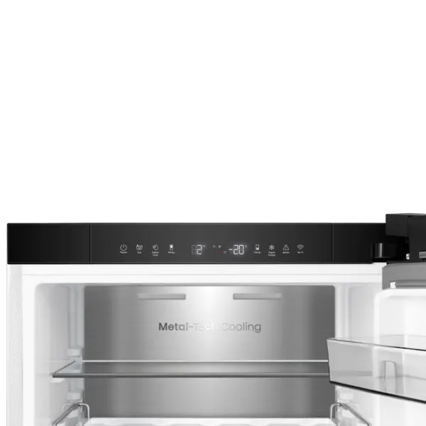 Frigider Hisense RB3K330SAWD cu congelator jos 330 l / 185.6 cm / White photo 9