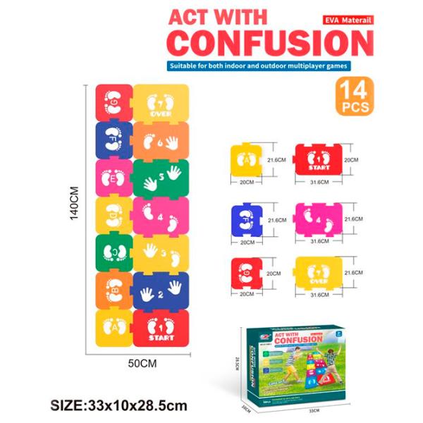 Covoraș puzzle Sportline Act with confusion  /  photo 2