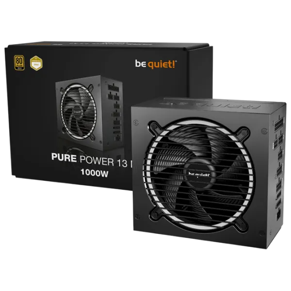 Sursă de alimentare Be quiet! PURE POWER 13 M 80+ Gold / 1000 W photo 2