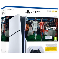 Sony PlayStation 5 Slim Disc FC26 Bundle 1 ТБ / Белый