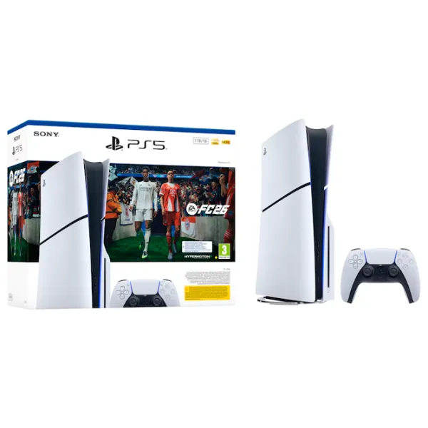 Sony PlayStation 5 Slim Disc FC26 Bundle 1 ТБ / Белый photo 2 Sony PlayStation 5 Slim Disc FC26 Bundle 1 ТБ / Белый photo 2