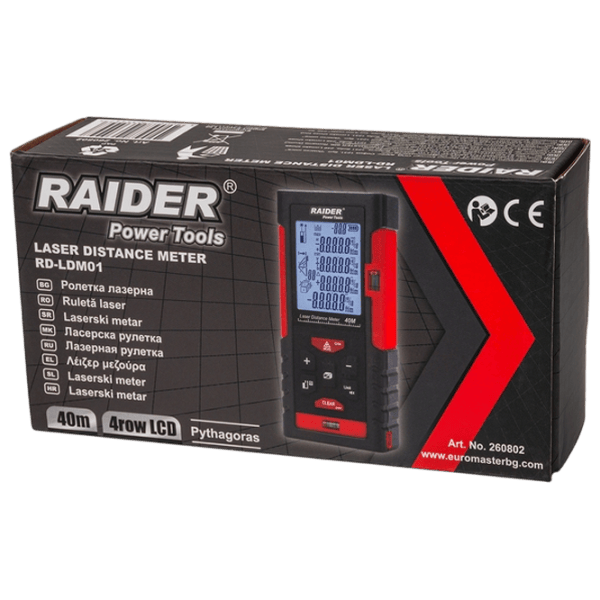 Телеметр Raider RD-LDM01 Батарея / 1 мВт photo 3