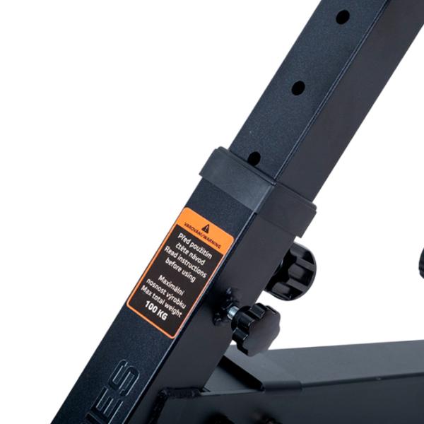 Спортивная скамья Insportline ON-X RC 20 Тренировка мышц живота и спины / Черный photo 6