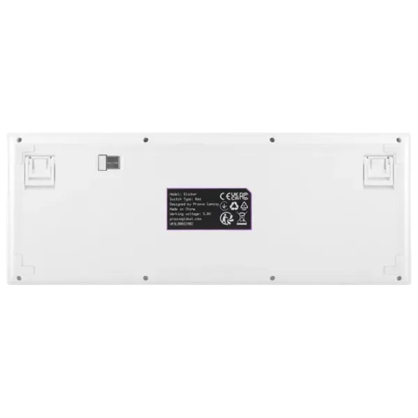 Клавиатура Proove Gaming Slicker Беспроводные / Белый photo 5 Клавиатура Proove Gaming Slicker Беспроводные / Белый photo 5