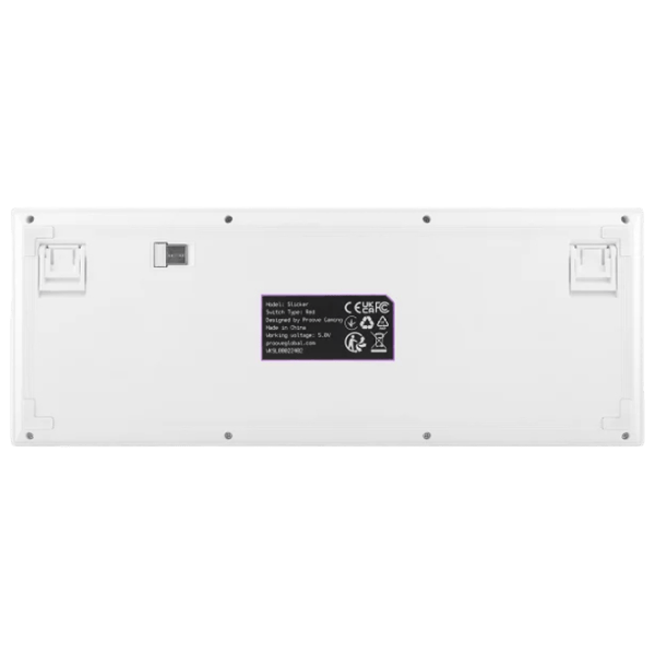 Клавиатура Proove Gaming Slicker Беспроводные / Белый photo 5 Клавиатура Proove Gaming Slicker Беспроводные / Белый photo 5