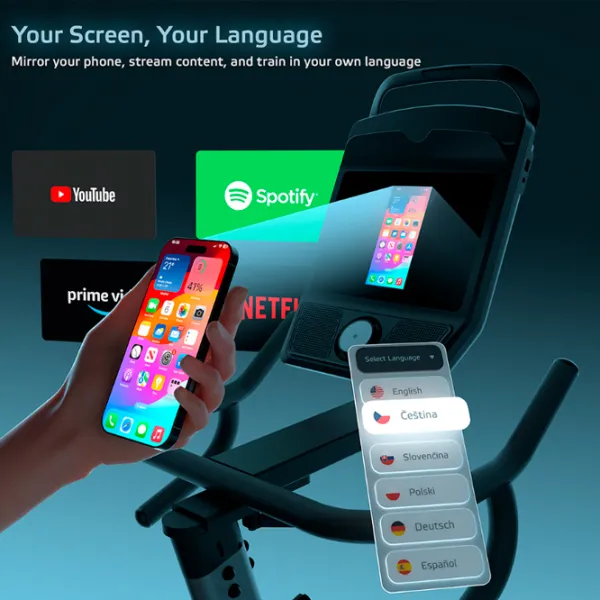 Bicicletă fitness Insportline ZenRoute 1200  / Black photo 8 Bicicletă fitness Insportline ZenRoute 1200  / Black photo 8