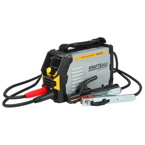 Сварочный аппарат Kraft&Dele KD3430 230 В ручная дуговая (MMA), аргонно дуговая (TIG) / Серый photo 2 Сварочный аппарат Kraft&Dele KD3430 230 В ручная дуговая (MMA), аргонно дуговая (TIG) / Серый photo 2