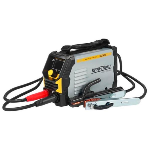 Сварочный аппарат Kraft&Dele KD3430 230 В ручная дуговая (MMA), аргонно дуговая (TIG) / Серый photo 2 Сварочный аппарат Kraft&Dele KD3430 230 В ручная дуговая (MMA), аргонно дуговая (TIG) / Серый photo 2
